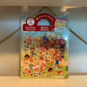 Strawberry Shortcake Sticker Playset 
50 Reusable stickers